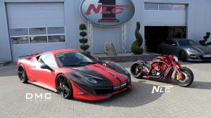 Ferrari 458 Italia Estremo and The Twin Bike by DMC 2014 года